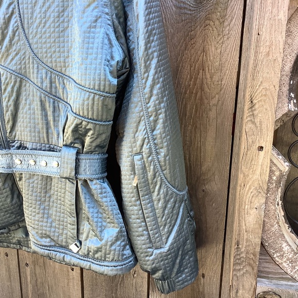 EUC Nils belted ski jacket. Size 8 - Picture 3 of 8